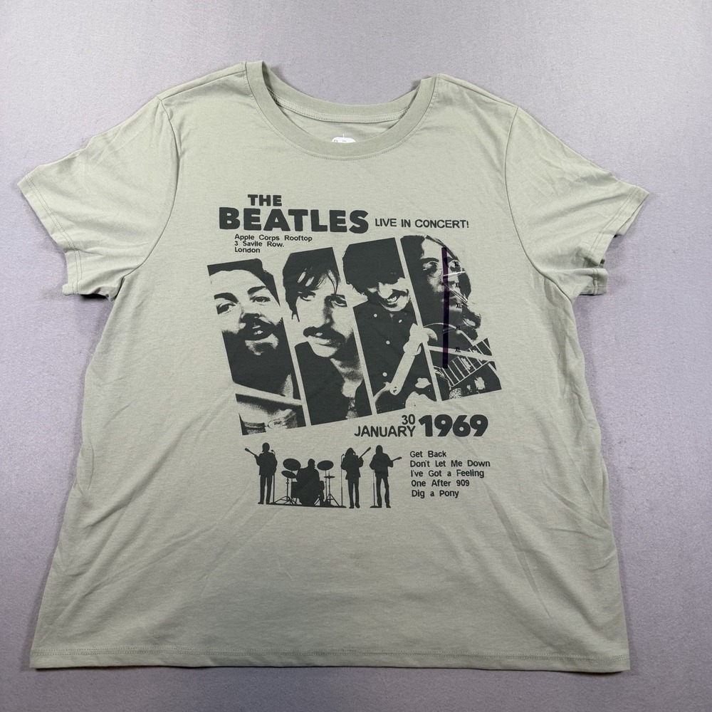 The Beatles Tee Shirt 1969 London Concert XL
